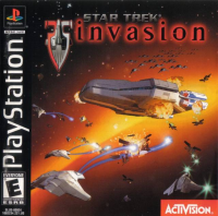 Star Trek Invasion Playstation  box art